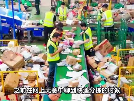 见识了“最苦工作”,我确实被干沉默了#快递分拣 #快递