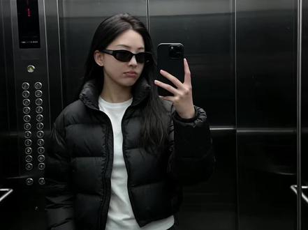 戴黑墨镜配小平头ai指令教程来啦!#豆包ai#豆包P图已经nextlevel了#电梯对镜拍#豆包 #豆包P图