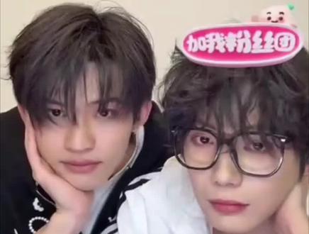 真的从头到尾嘴角没下来过#双人互动#云旗#郝熠然 #直播互动