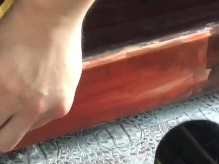 家具泡水了不用怕,给它美容一下,#工匠手艺 #家具维修 #修补