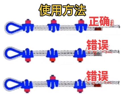 钢丝绳锁扣的正确使用方法,你用对了吗!#生活小常识