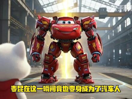 #闪电麦昆 #闪电麦昆回来了 #AI动画 #机甲 #汽车人