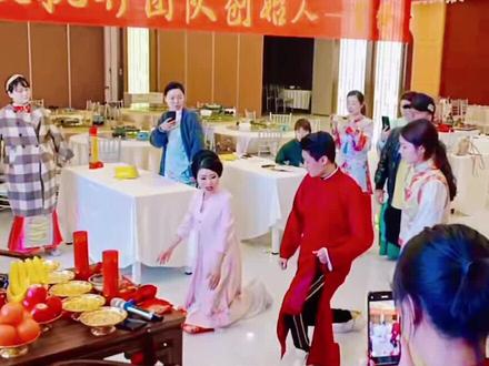 中式婚礼礼仪•新郎跪拜礼🍵🍃#婚礼 @抖音小助手