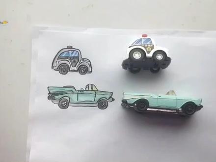 #一起画吧 02-《画车子-警察车》#画画