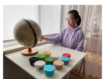 手工制作完成✅➡️地球自转公转模型