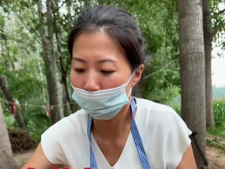 又一次炸白菜丸子卖#农村生活 #记录真实生活 #摆摊