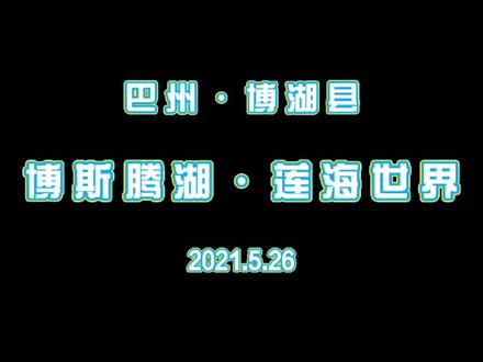 #自驾游 巴州·博湖县 博斯腾湖·莲海世界(湿地公园)本视频时长2分27秒