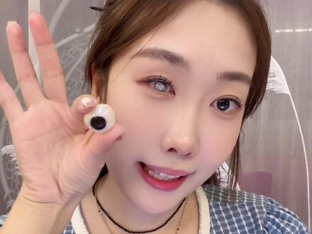 我不说,谁能看出我的眼睛是义眼#变美那些事 #义眼