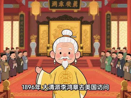 1896年的纽约,给“天朝上国”上了最残酷的一课 #历史故事 #李鸿章 #弱国无外交 #大国崛起 #清朝历史