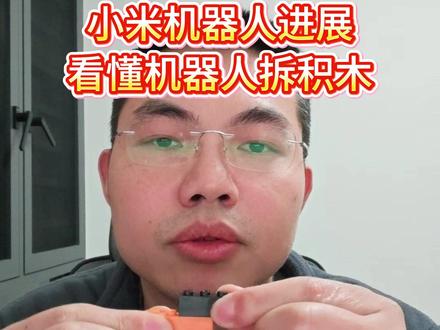 看懂机器人拆积木 #小米机器人 #小米 #雷军