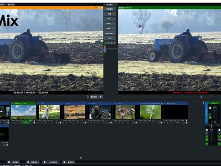 vMix软件用快捷键控制预监素材切换