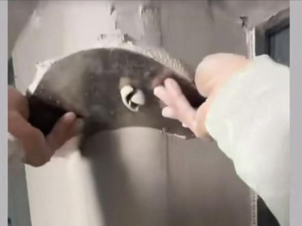 弧形阳角,这样做不翻车##装修避坑 #弧形阳角条 #弧形垭口 #弧形门洞 #装修分享