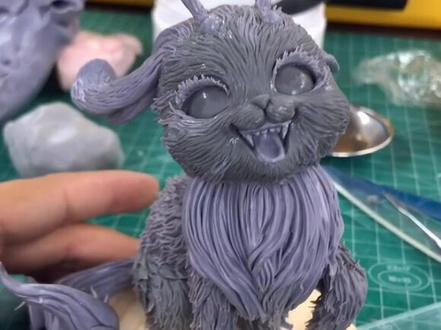 来做一只四不像!#姜子牙 #手工制作 #软陶