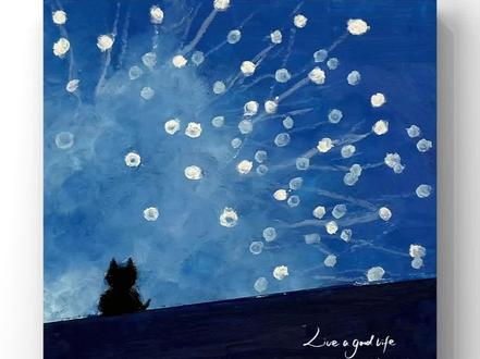 油画棒56|和猫咪一起去看烟花吧!🐱 春节倒计时啦
提前祝大家新年快乐
一起去看烟花吧~
✏️油画棒|高尔乐油画棒
🎨颜色| 644靛蓝彩雀、716普兰、630婴儿蓝、
701白色、731黑色
#抖音年味艺术图鉴 #2026绘画开年挑战 #油画棒教程 #青年创作者成长计划 #新手油画棒