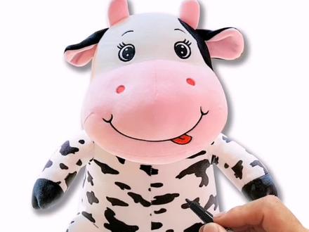 今天教小朋友们画奶牛,你们知道奶牛有什么用途吗#这感觉就对了 @梅赛德斯-奔驰南区 #简笔画 #奶牛