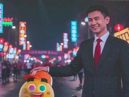 11月12日,2025中国新媒体大会现场,湖南卫视主持人魏哲浩现场体验,通过一张照片、一段提示词、一个场景,利用AI技术 1分钟生成1个专业短视频。