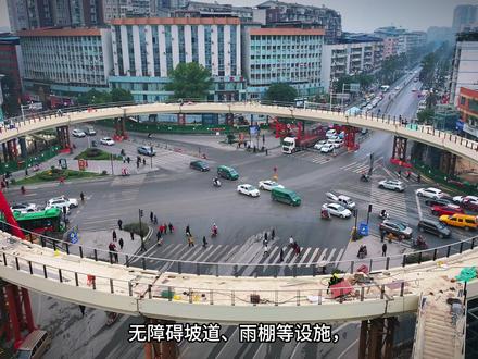 资中首座环形天桥即将竣工#地标建筑 #家乡越来越好 #家乡的变化 #我的家乡由我拍 #山歌响起的地方