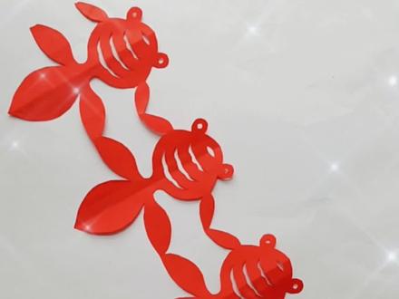 可爱活泼的小金鱼#剪纸教程#幼儿手工 #每天学习一点点