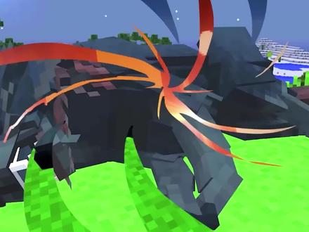 我的世界:小米蕉被赋予了狼人力量,一个眼神过去就可以消灭敌人 #我的世界 #小米蕉游戏解说