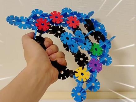 5步拼泽塔升华器,快来试试吧!#泽塔奥特曼 #泽塔升华器 #雪花片 #动手动脑快乐成长 #益智玩具