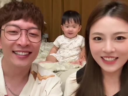 有个人轻轻的碎了… #带娃日常 #一家三口 #爸爸带娃