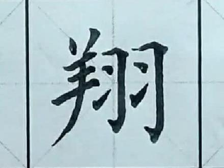 #硬笔书法#规范字#书法大仙字帖同步视频 三年级下册 翔