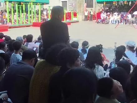 2026年2月16日下午3时米,地址佛山祖庙黄飞鸿纪念馆前的醒狮表演。确实高水平。