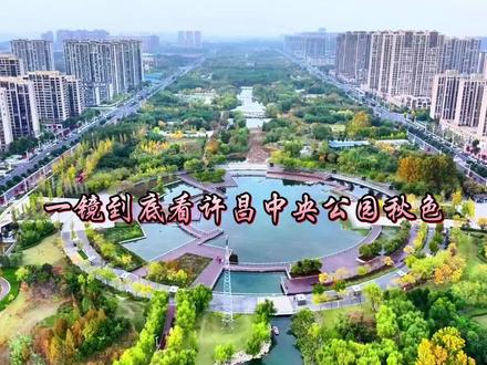 一镜到底看许昌中央公园秋色
#无人机航拍