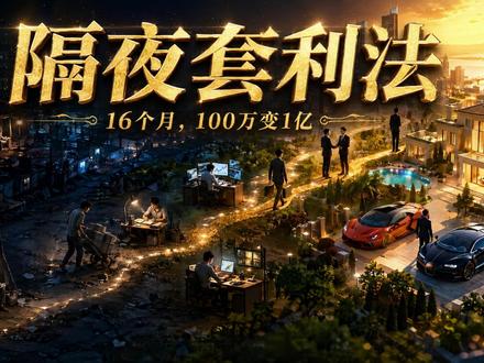 隔夜套利大法 100 万变 1 亿,他就靠这一招#技术分析 #股民 #杨永兴 #玩转同花顺