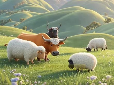 AI古诗动画敕勒歌 《敕勒歌》
作者:南北朝·乐府诗集
敕勒川,阴山下。天似穹庐,笼盖四野。
天苍苍,野茫茫,风吹草低见牛羊。
【译文】
辽阔的敕勒大平原就在阴山脚下。天空像个巨大的帐篷,笼盖着整个原野。
天空湛蓝,原野辽阔无边。风儿吹过,牧草低伏,显露出成群的牛羊。
【注释】
1.敕勒川:敕勒族居住的地方,在现在的山西、内蒙一带。川,平川、平原。
2.阴山:在今内蒙古自治区北部。
3.穹庐:用毡布搭成的帐篷,即蒙古包。
4.四野:草原的四面八方。
5.苍苍:青色。
6.茫茫:辽阔无边的样子。
7.见:同“现”,显露。
这首《敕勒歌》描绘了北方草原壮丽富饶的风光,勾勒出一幅雄浑壮阔、生机勃勃的草原全景图,表达了对大自然的热爱和对生活的赞美之情 。#敕勒歌 #小学必背古诗 #AI古诗 #早教启蒙