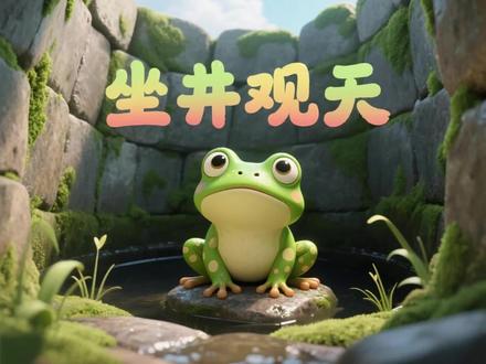 《坐井观天》🐸2年级上册🌸#原创动画 #教育 #寓言故事