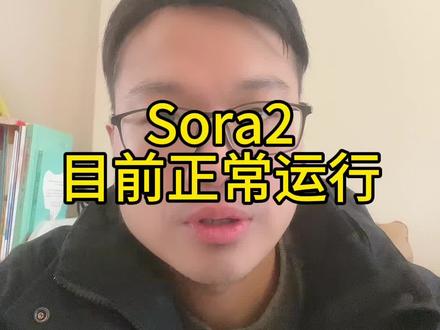 sora2目前正常运行#sora2