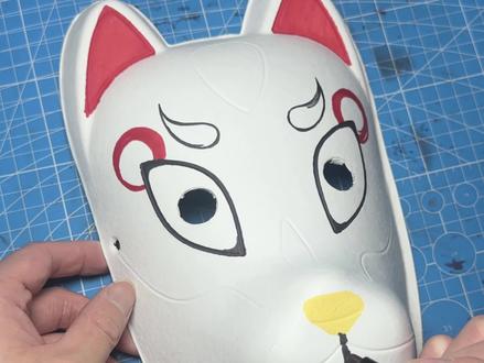 这次画一期鬼灭之刃中富冈义用的消灾面具。 #绘画过程 #日常瞎画 #鬼灭之刃 #富冈义勇 #跟着抖音学画画 @抖音小助手