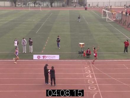 第十四届首都高校秋季运动会男子甲组1500米,梅文强04:08.02 #1500米 #中长跑 #清华 #北大