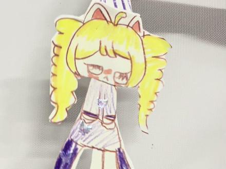 #可动纸片人 #手工 希姐新作品:小蝴蝶