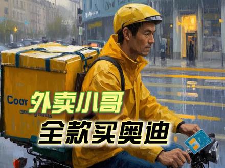 外卖小哥三年攒30万全款提奥迪A6给我们的启示#认知觉醒 #普通人搞钱逻辑 #不要为面子消费 #底层逆袭思维