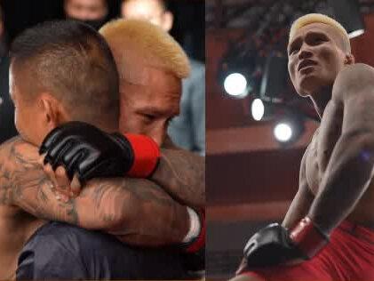 打最狠的拳,说最温柔的话!#李凯文 :快速KO只因不想让家人担心 #UFC精英之路 #UFC #李凯文vs吕凯