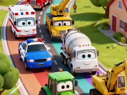 早教儿歌集锦8:车子合集 #早教儿歌 #早教启蒙 #儿歌串烧 #动画儿歌 #各种各样的车