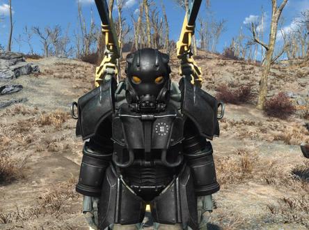 魅力值-1?外形丑陋的地狱火动力装甲 #辐射4 #游戏攻略