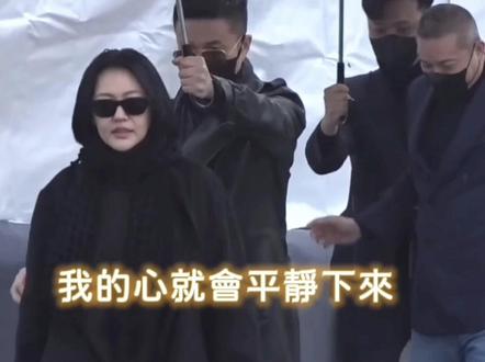 大S辞世一周年的雕塑揭幕仪式现场温馨感人