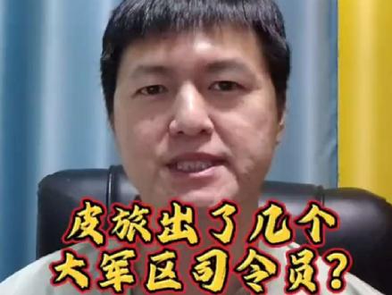 皮旅走出的大军区司令 #历史 #历史人物 #历史故事