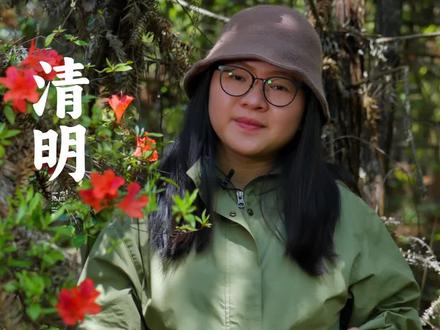 清明了,我在离去的人那里放下小花,小花为我传达永远说不完的话#清明