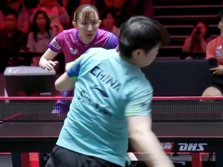 4比2!孙颖莎18连胜早田希娜,晋级4强,刘国梁现场观战 #孙颖莎 #刘国梁 #国乒 #早田希娜