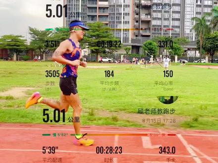 不同配速测试特步160x5.0跑鞋#顾老师教跑步