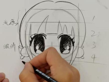 包子脸的小女孩可爱吗?#手绘 #绘画教程 #画了个画 #教你画 @抖音小助手