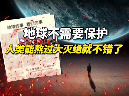 地球不需要保护,人类能熬过大灭绝就不错了 #科普 #末日 #自然