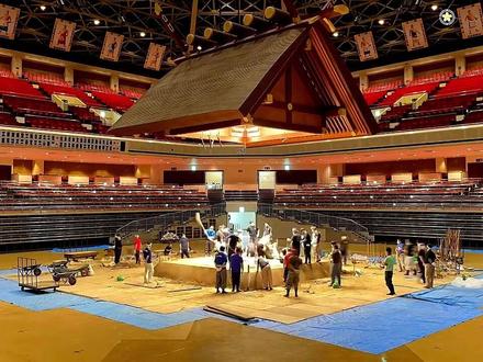 相扑力士脚下的擂台“土俵”是怎么建造的呢,一起来看看!#相扑 #传统文化 #匠人精神