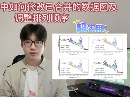研究生!在origin中如何修改已合并的数据图并调整排列顺序 导师不教我来教!研究生!科研人!博士们!必备origin小技巧!在origin中如何修改已合并的数据图并调整排列顺序!#研究生 #博士 #科研 #科研绘图 #origin