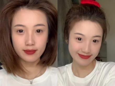 短发也可以丸子头!#发型教程 #短发