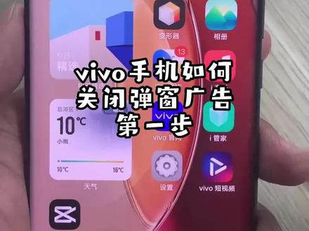 #vivo #手机使用技巧 关闭vivo手机的弹窗广告,可以大幅度提升运行速度,第一步你学会了吗?